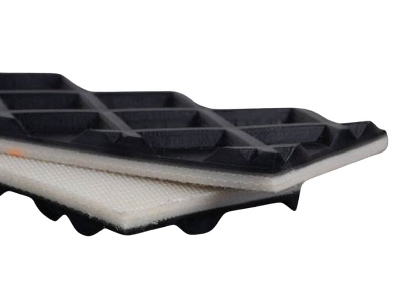 Băng tải PVC đen ô vuông