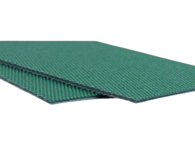 Băng tải PVC xanh sọc