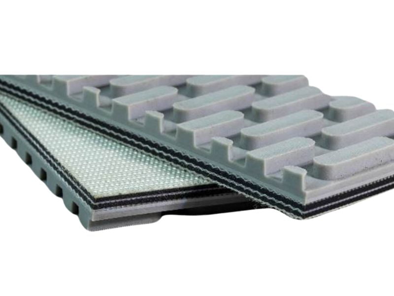Băng tải PVC xám hạt dưa