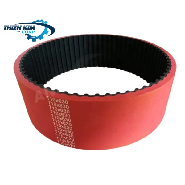 Dây curoa T10 đúc cao su đỏ